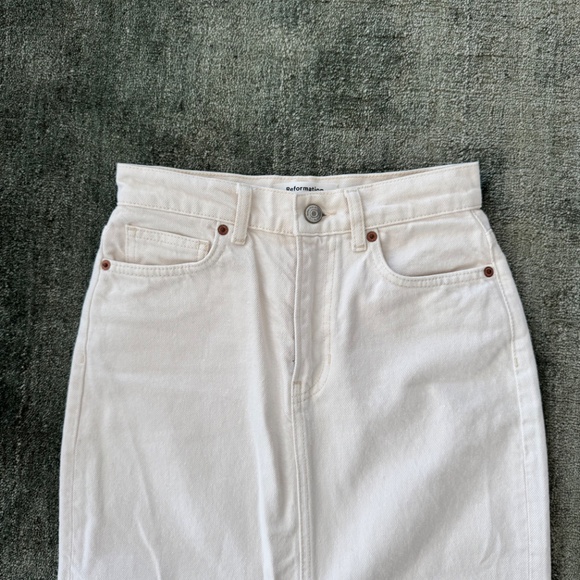 Reformation Cream Midi Skirt - Picture 4 of 5